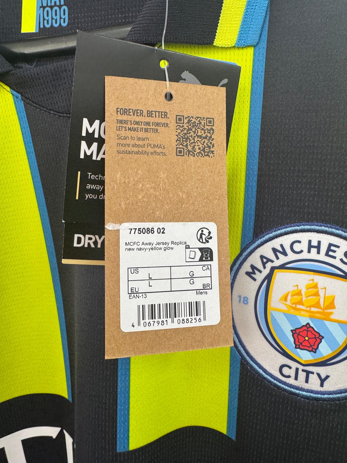 Manchester City 2024/25 - Away Shirt - L - BNWT