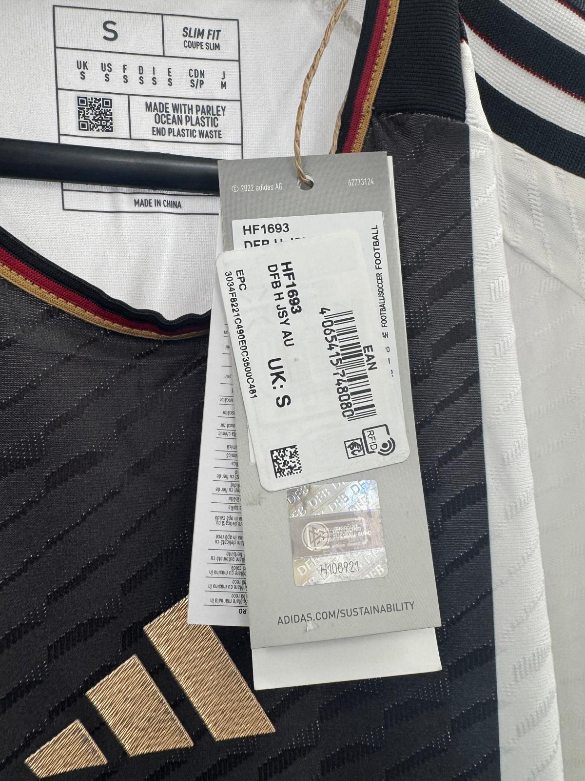 Germany 2022 - Authentic Home Shirt - S - BNWT