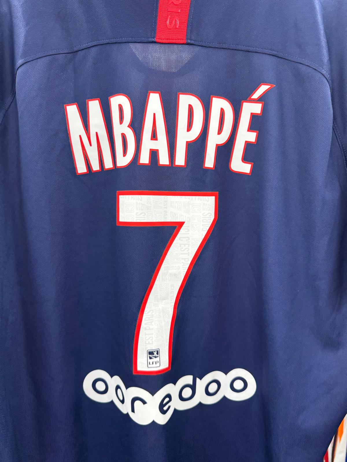 PSG 2019/20 - Home Shirt - Mbappe 7 - XL