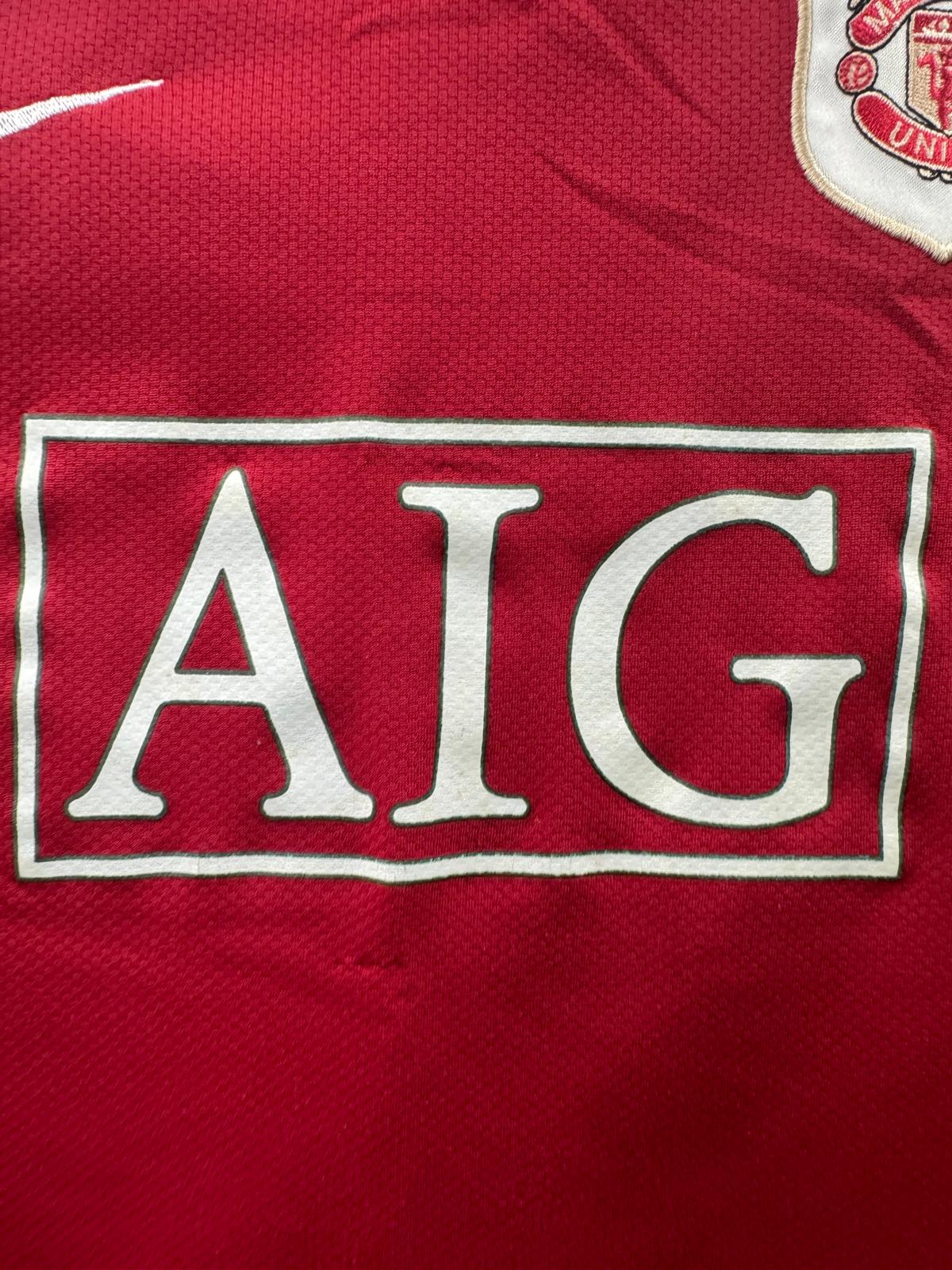 Manchester United 2006/07 Home Shirt - Age 13-15