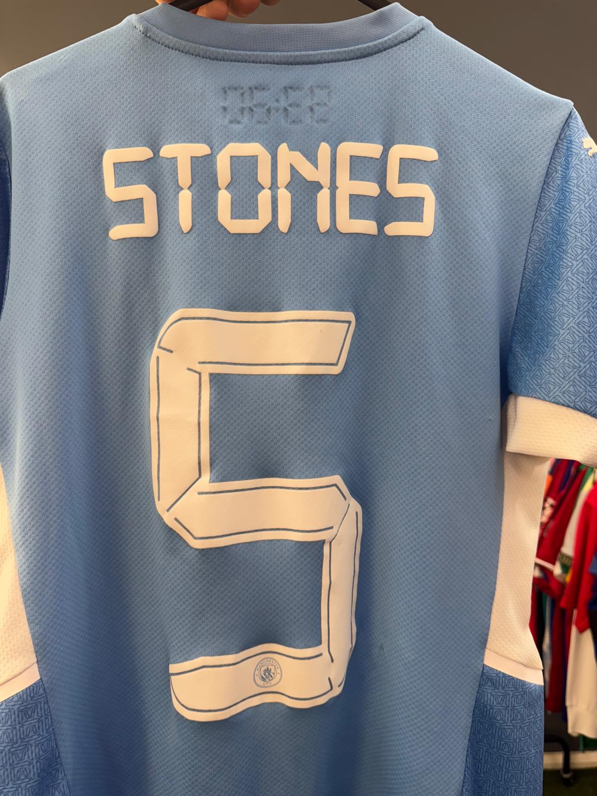 Manchester City 2021/22 - Home Shirt - Stones 5 - M Womens / UK 10-12
