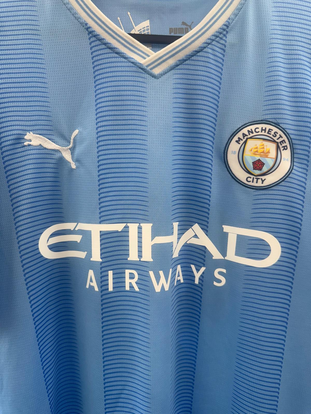 Manchester City 2023/24 - Home Shirt - Haaland 9 - M