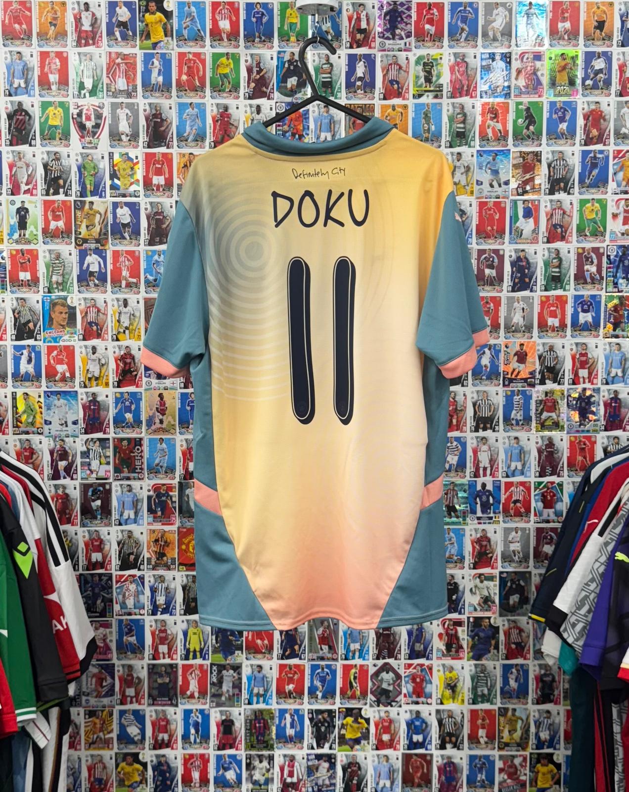 Manchester City 2024/25 - Fourth Shirt - Doku 11 - M - BNWT