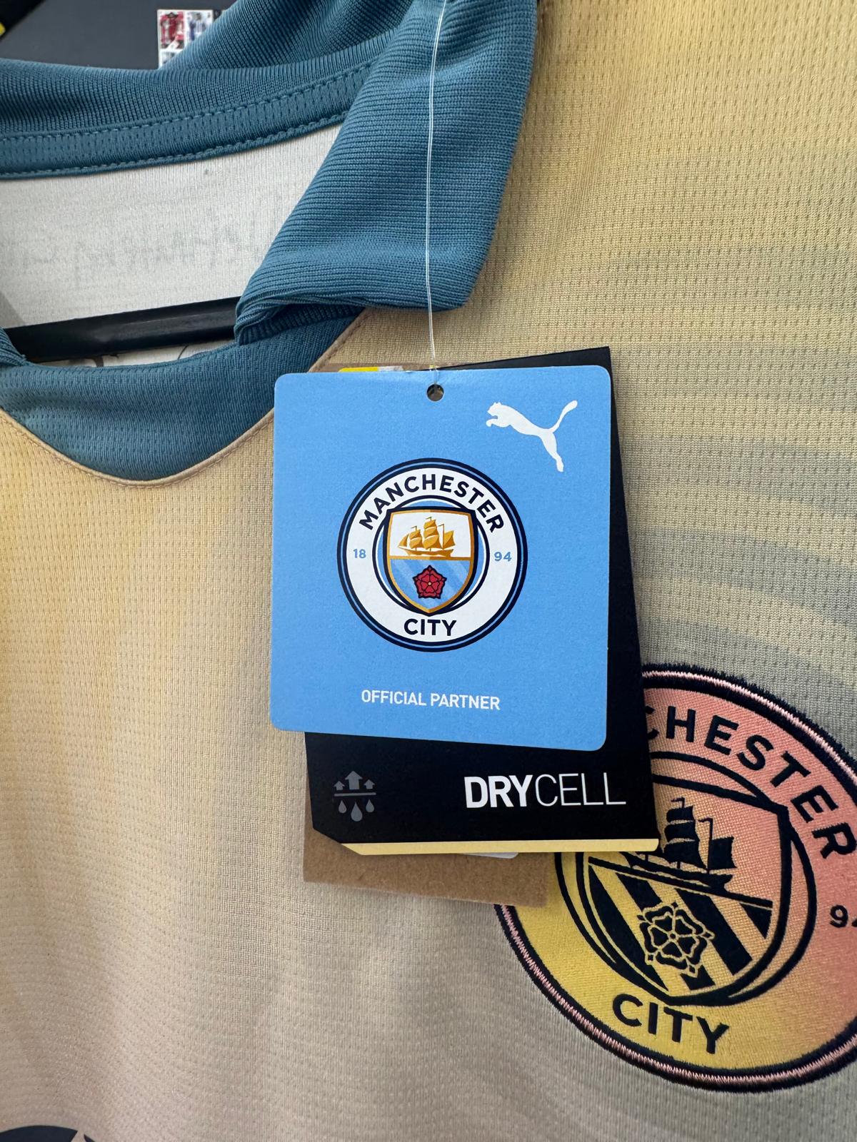 Manchester City 2024/25 - Fourth Shirt - Doku 11 - M - BNWT