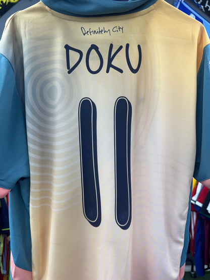 Manchester City 2024/25 - Fourth Shirt - Doku 11 - M - BNWT