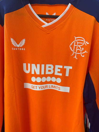 Rangers 2022/23 - L/S Player Issue Third Shirt - M (Slim) - BNWT