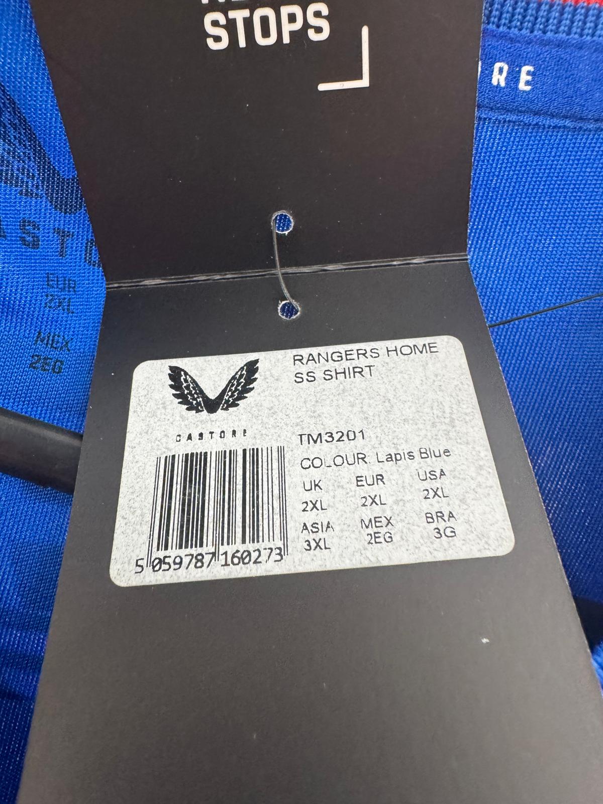 Rangers 2023/24 - Home Shirt - XXL - BNWT