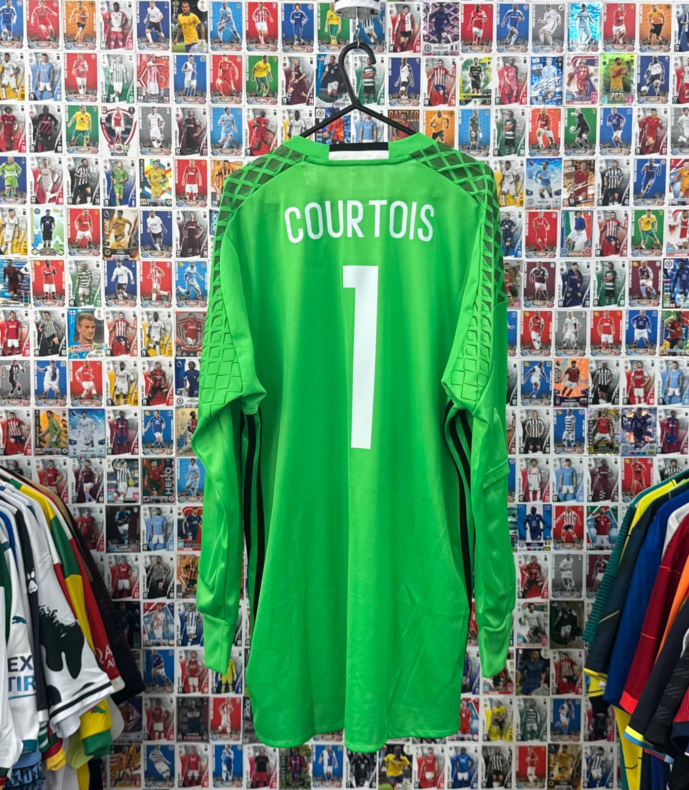 Belgium 2016 - Player-Spec GK Home Shirt - Courtois 1 - L - BNWT