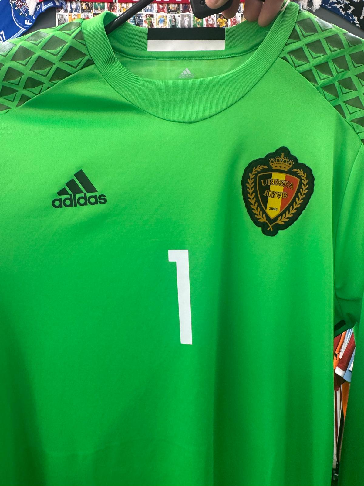 Belgium 2016 - Player-Spec GK Home Shirt - Courtois 1 - L - BNWT