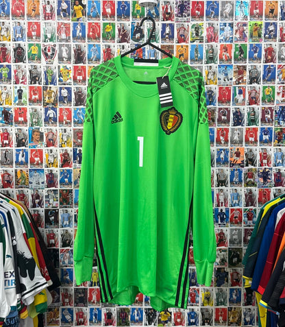 Belgium 2016 - Player-Spec GK Home Shirt - Courtois 1 - L - BNWT
