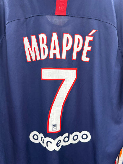 PSG 2019/20 - Home Shirt - Mbappe 7 - XL