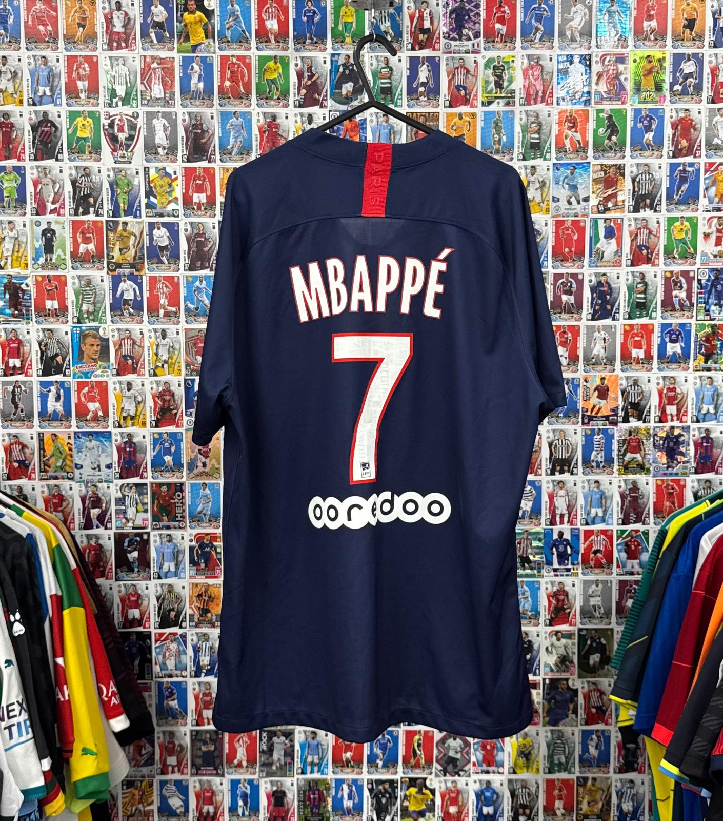 PSG 2019/20 - Home Shirt - Mbappe 7 - XL