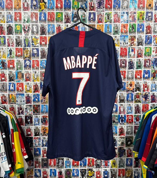 PSG 2019/20 - Home Shirt - Mbappe 7 - XL