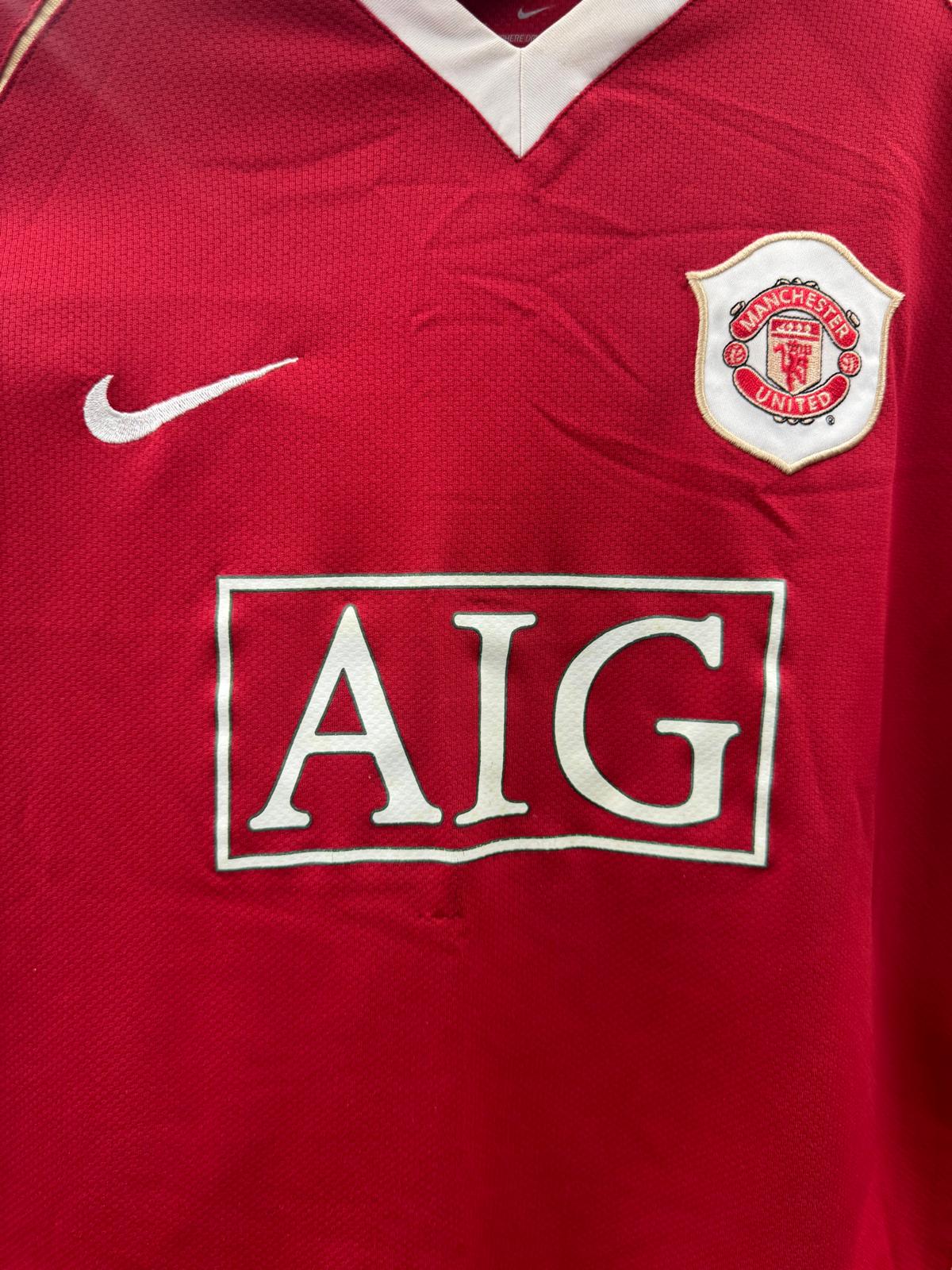 Manchester United 2006/07 Home Shirt - Age 13-15