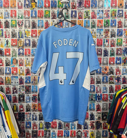 Manchester City 2021/22 - Home Shirt - Foden 47 - M