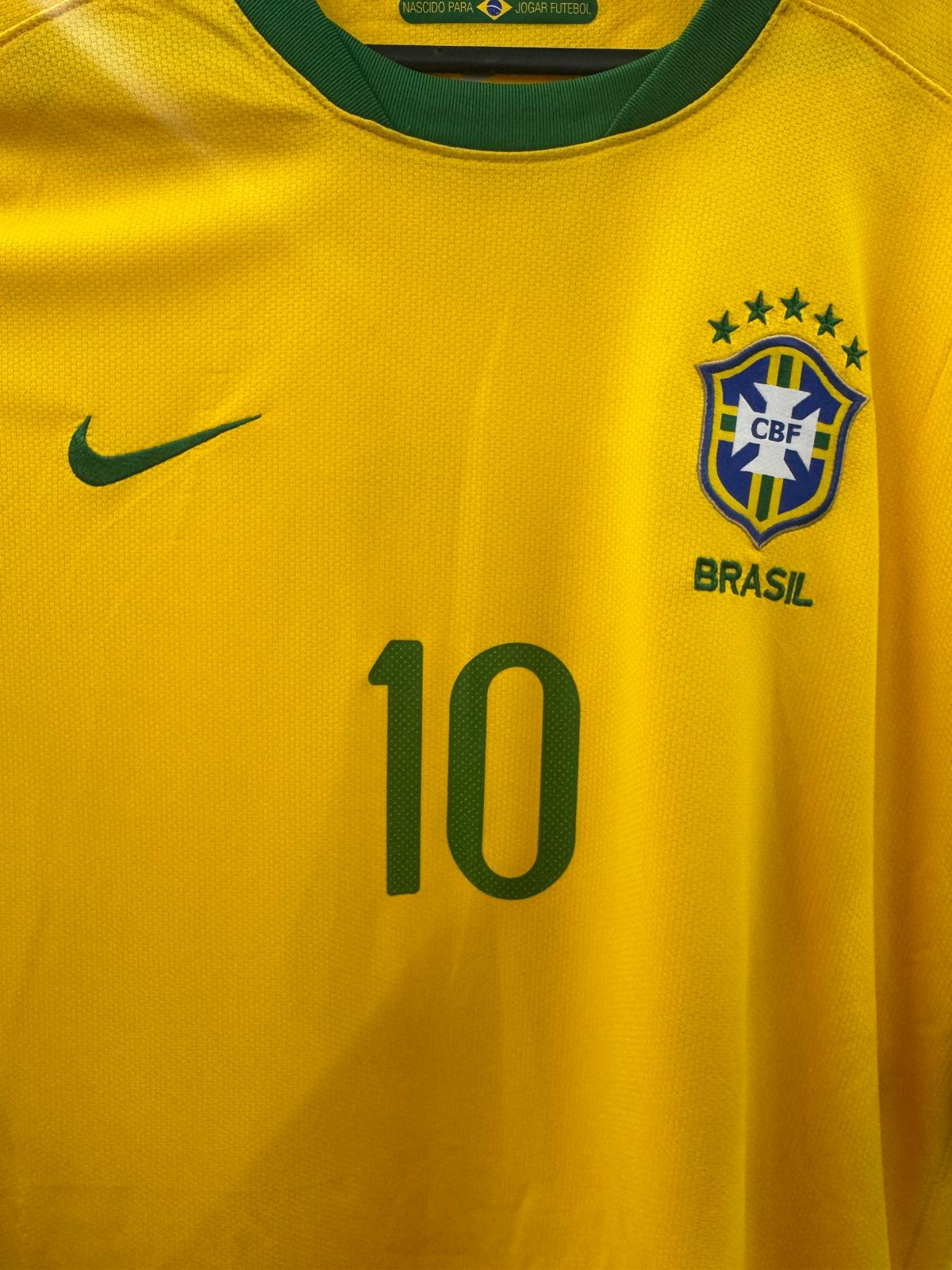 Brazil 2010 - Home Shirt - Kaka 10 - XXL