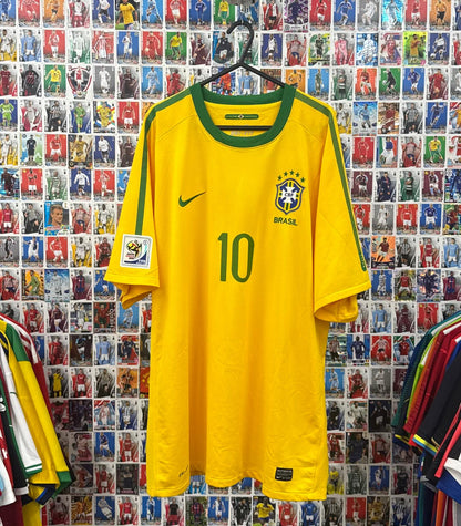 Brazil 2010 - Home Shirt - Kaka 10 - XXL