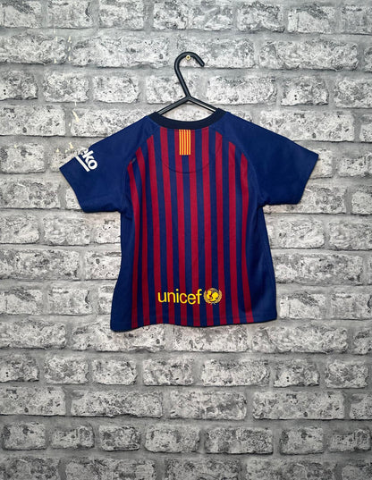 Barcelona 2018/19 - Home Shirt- Age 18-24 Months