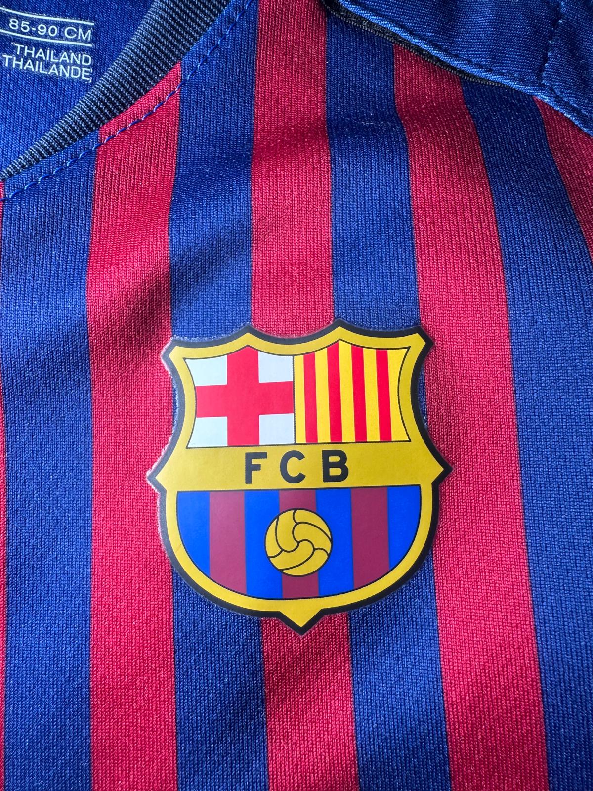 Barcelona 2018/19 - Home Shirt- Age 18-24 Months