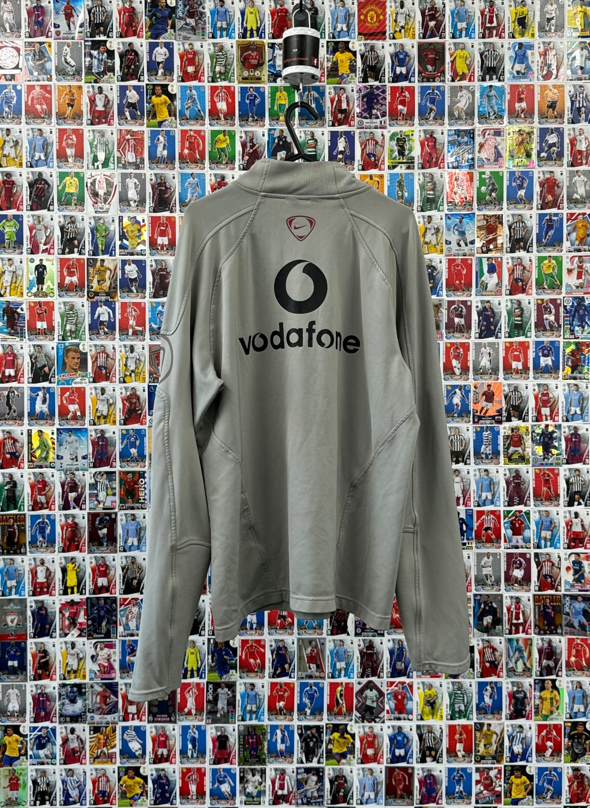 Manchester United 2004/05 - 1/2 Zip Training Top - L