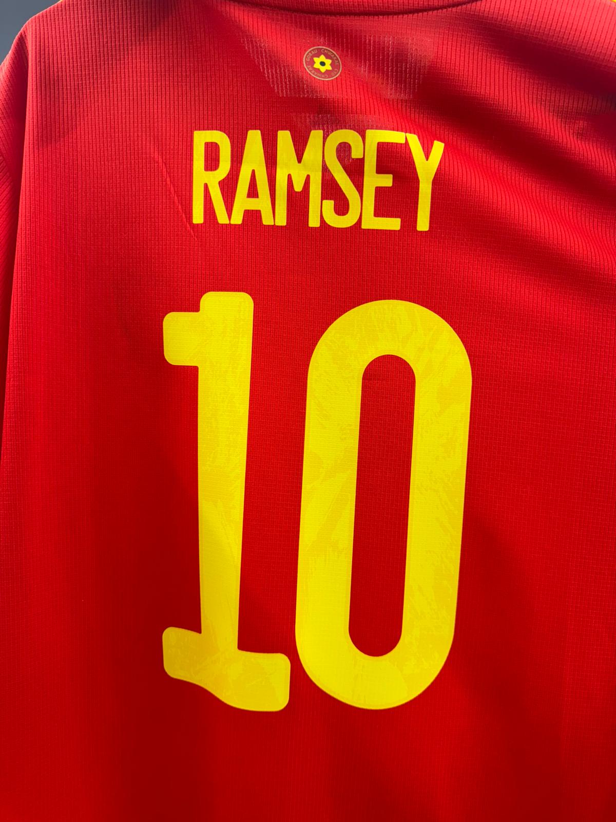 Wales 2020 - Home Shirt - Ramsey 10 - XL