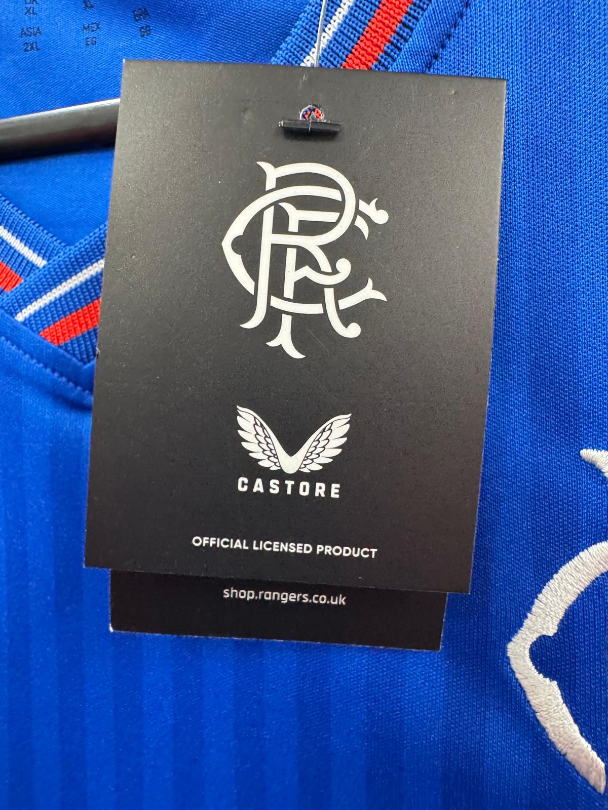 Rangers 2023/24 - Home Shirt - XL - BNWT