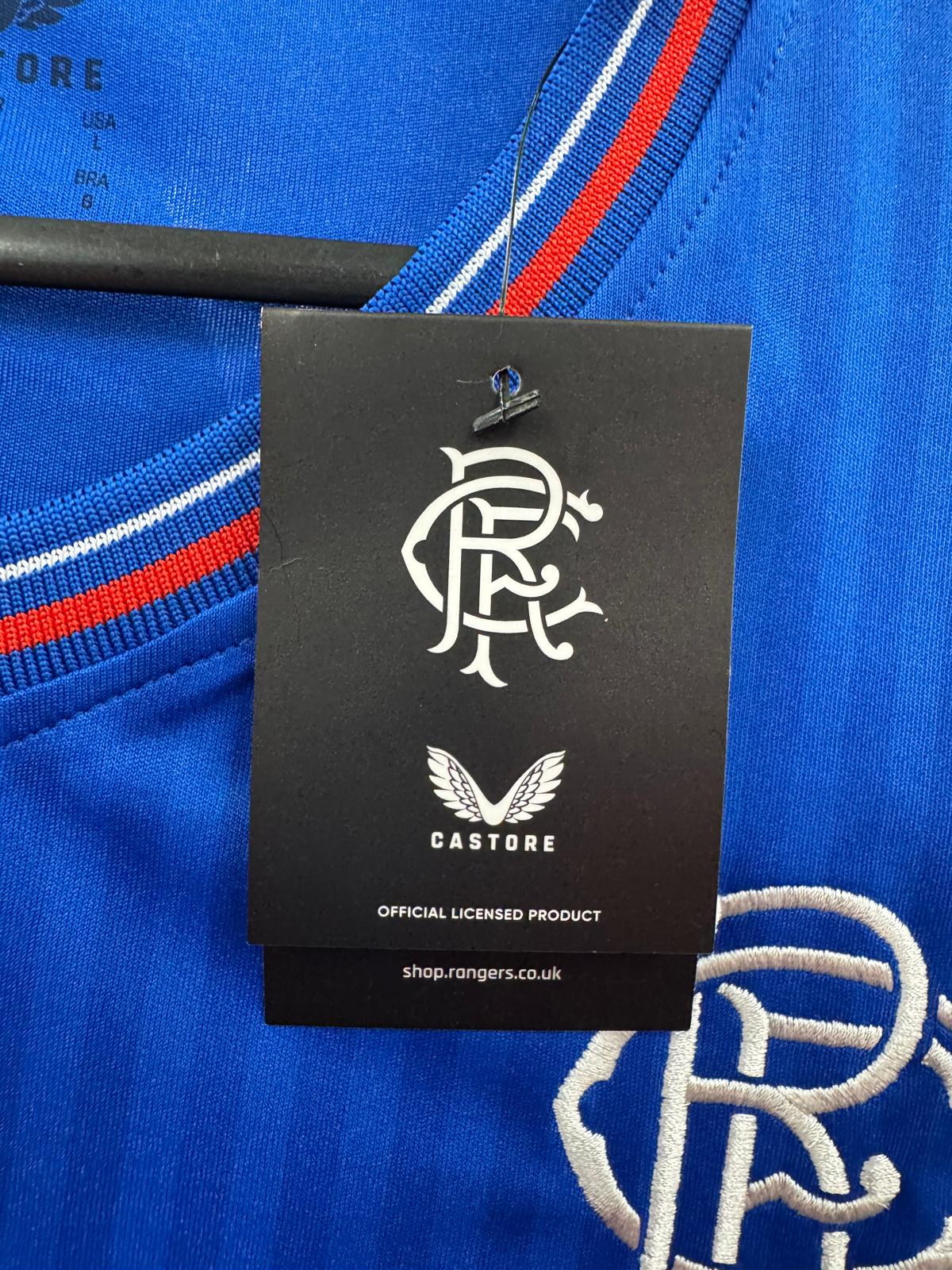 Rangers 2023/24 - Home Shirt - L - BNWT