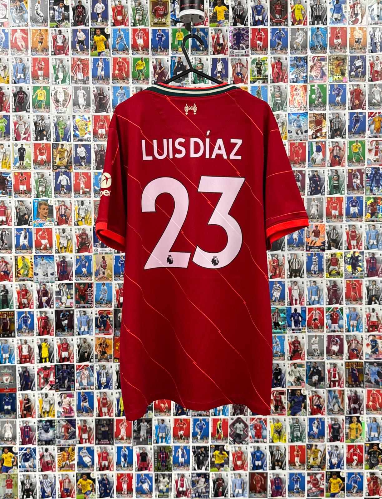 Liverpool 2021/22 - Home Shirt - Luis Diaz 23 - XL