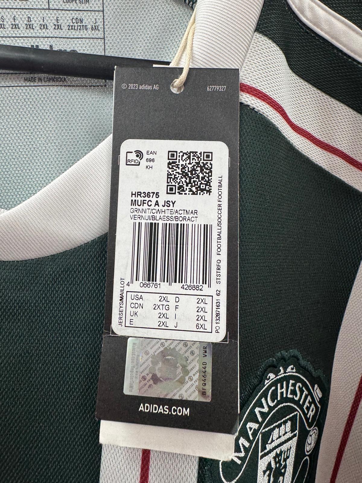 Manchester United 2023/24 - Away Shirt - 2XL - BNWT