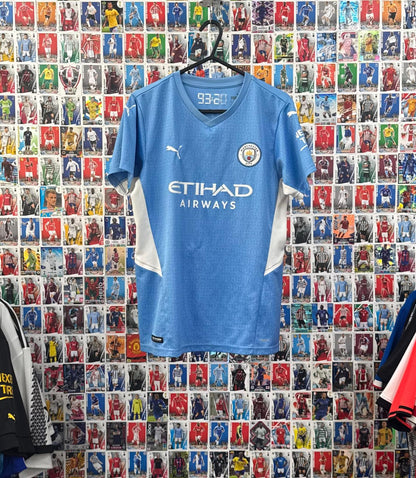 Manchester City 2021/22 - Home Shirt - Stones 5 - M Womens / UK 10-12
