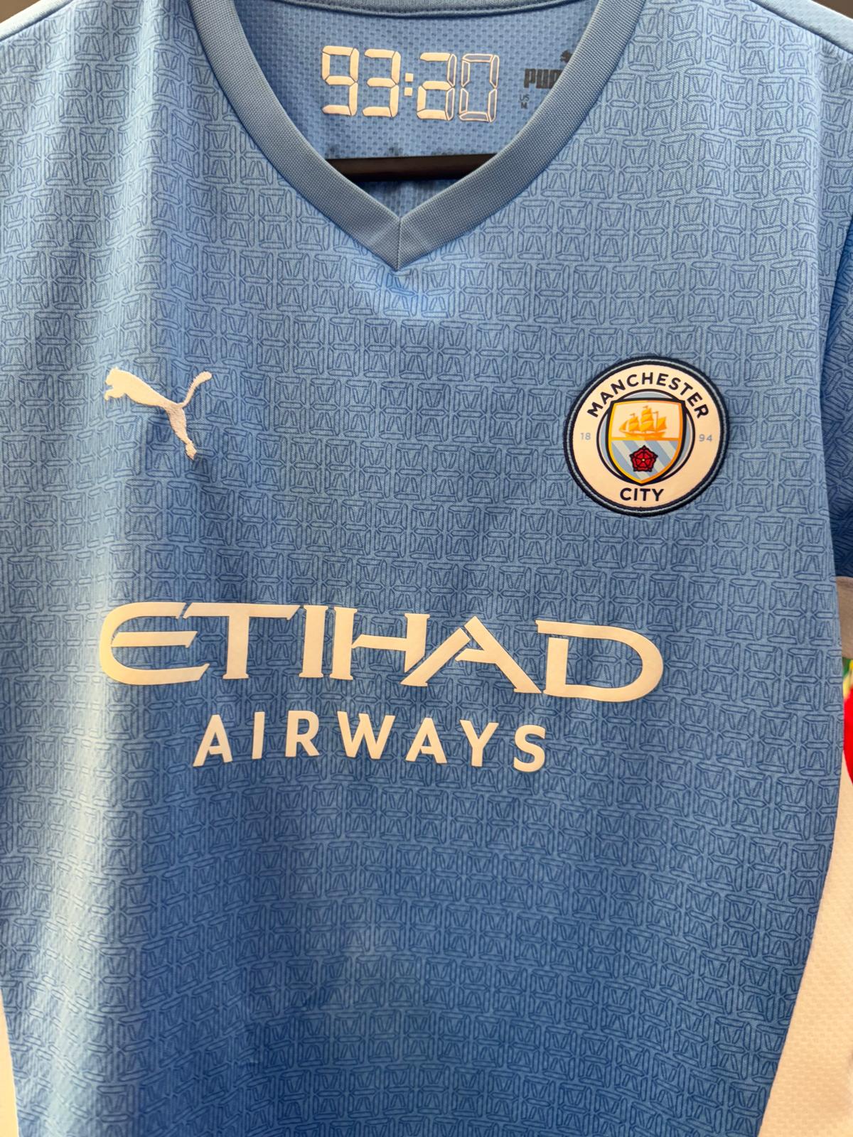 Manchester City 2021/22 - Home Shirt - Stones 5 - M Womens / UK 10-12