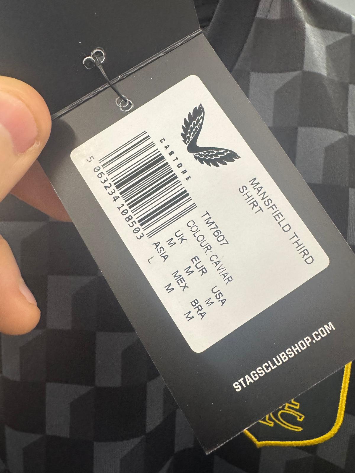 Mansfield Town 2024/25 - Third Shirt - S - BNWT