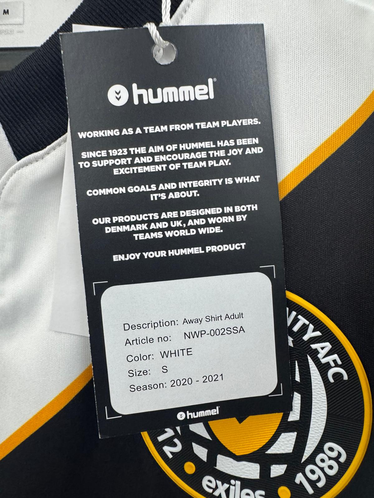 Newport County 2020/21 - Away Shirt - S - BNWT