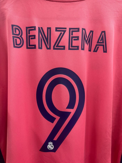 Real Madrid 2020/21 - Away Shirt - Benzema 9 - XL